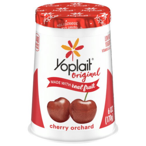 Yoplait Low Fat Cherry Orchard Yogurt Image 1 of 6