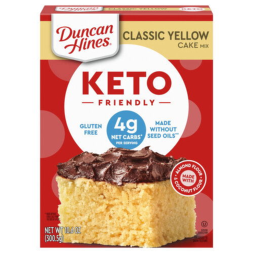 Duncan Hines Keto Friendly Classic Yellow Cake Mix