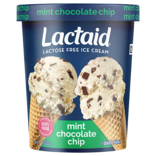 Lactaid Lactose Free Mint Chocolate Chip Ice Cream