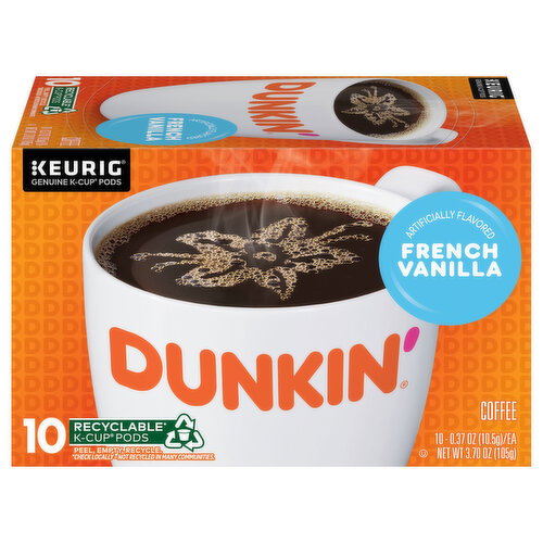 Dunkin' French Vanilla Coffee Image 1 of 5