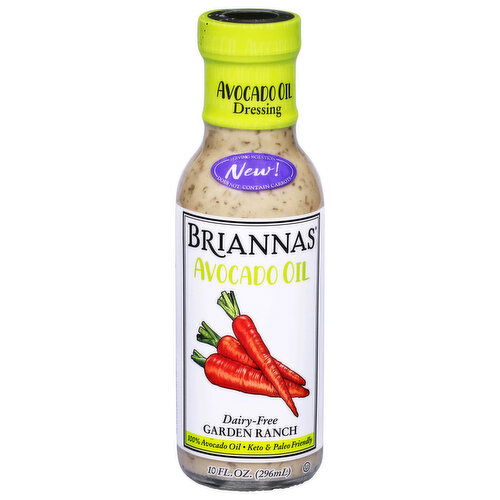 Briannas Dairy-Free Garden Ranch Avocado Oil Dressing
