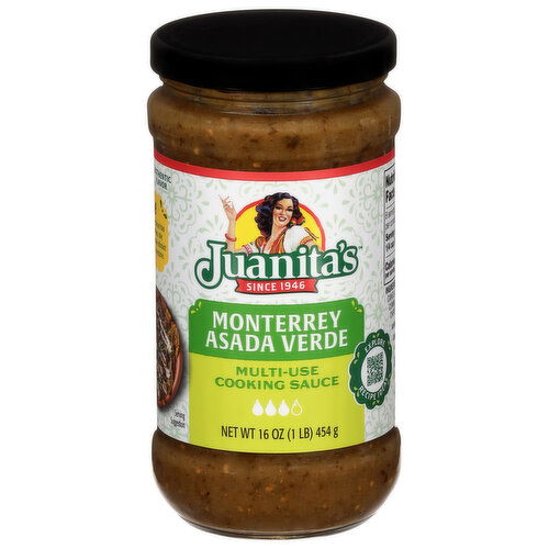 Juanita's Monterrey Asada Verde Cooking Sauce