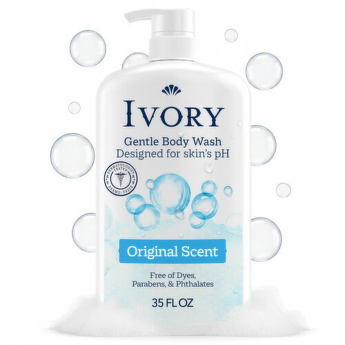 Ivory Gentle Body Wash, Original Scent