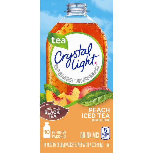 Crystal Light Peach Iced Tea Powdered Drink Mix