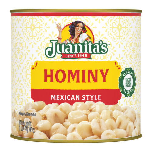 Juanita's Foods Hominy, The Original, Mexican Style