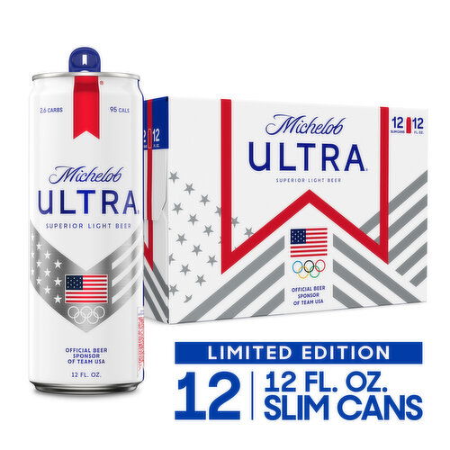 Michelob Ultra Beer, 12 Pack Beer, 12 fl oz Cans