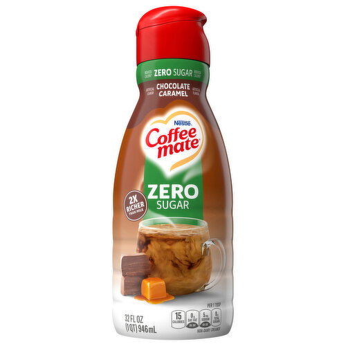 Coffee-Mate Non-Dairy Zero Sugar Chocolate Caramel Creamer Image 1 of 6