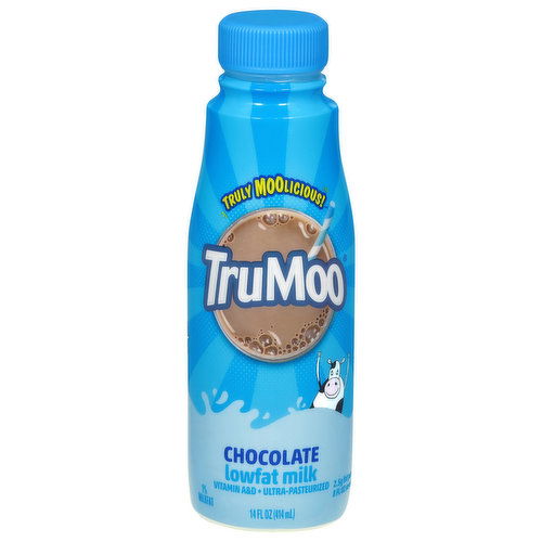TruMoo Milk, Lowfat, Chocolate, 1% Milkfat