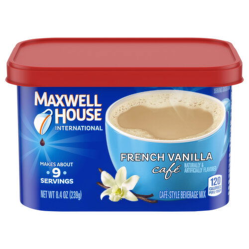 Maxwell House International Cafe-Style French Vanilla Cafe Beverage Mix