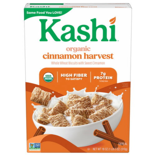Kashi Organic Cinnamon Harvest Cereal Image 1 of 6