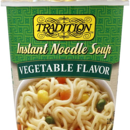 Tradition Instant Noodle Soup, Vegetable Flavor