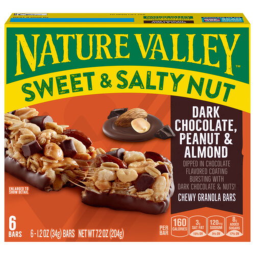 Nature Valley Chewy Dark Chocolate, Peanut & Almond Granola Bars