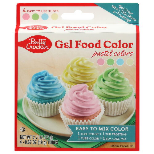 Betty Crocker Pastel Colors Gel Food Color