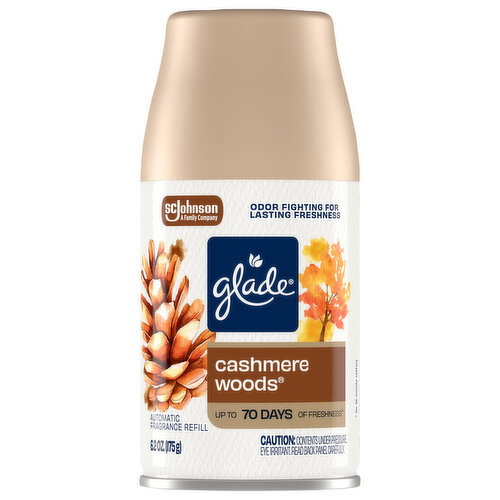 Glade Cashmere Woods Automatic Fragrance Refill
