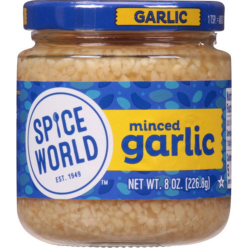 Spice World Garlic, Minced