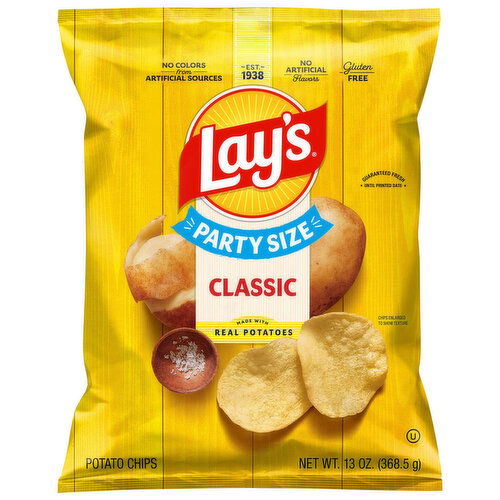 Lay's Classic Potato Chips Party Size