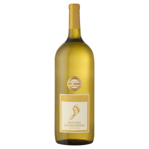 Barefoot Cellars Buttery Chardonnay White Wine 1.5L Bottle