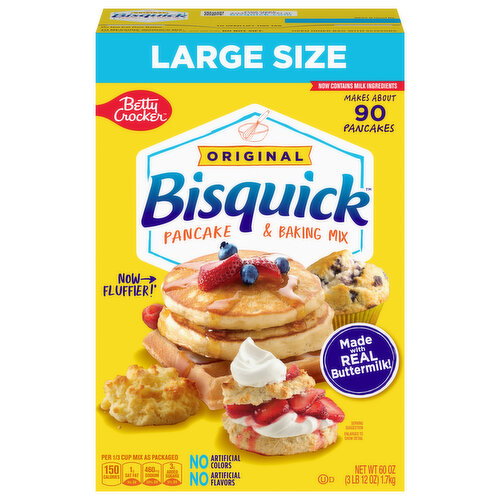 Bisquick Original Pancake & Baking Mix Large Size Image 1 of 6