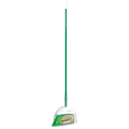 Libman Broom with Dustpan, Precision Angle