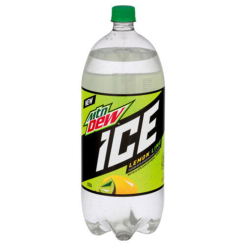 Mtn Dew Soda, Lemon Lime, Ice