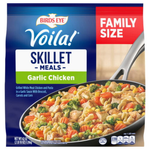 Birds Eye Garlic Chicken Skillet Meals Family Size 