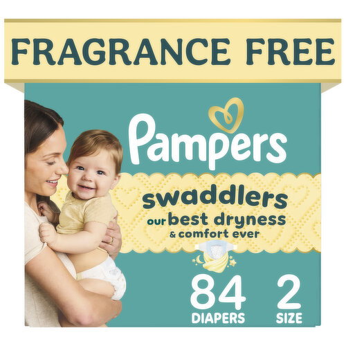 Pampers Diapers, Size 2 Image 1 of 6