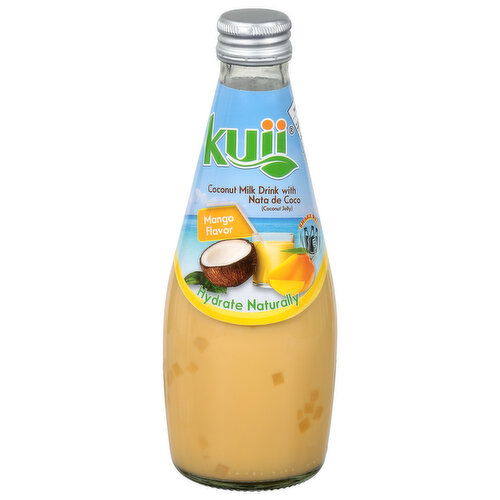Kuii Mango Flavor Coconut Milk Drink with Nata de Coco