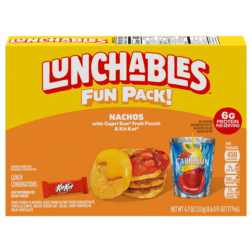 Lunchables Nachos Lunch Combinations Fun Pack