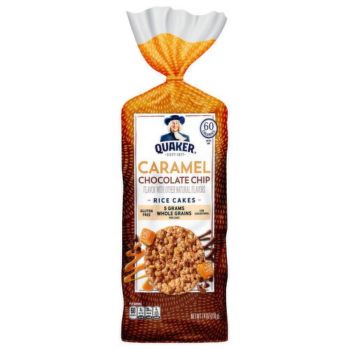 Quaker Caramel Chocolate Chip Rice Cakes Image 1 of 4