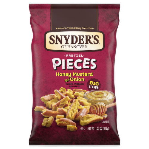 Snyder's of Hanover Pieces Honey Mustard and Onion Flavored Pretzel
