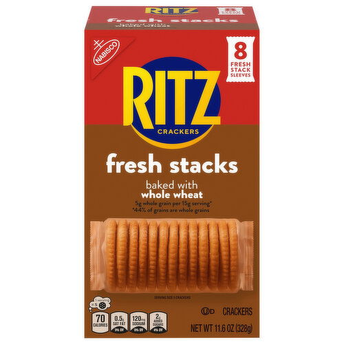 Ritz Fresh Stacks Whole Wheat Crackers
