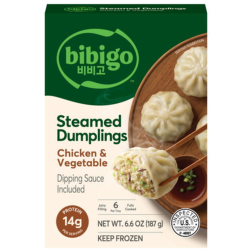 Bibigo Chicken & Vegetable Steamed Dumplings