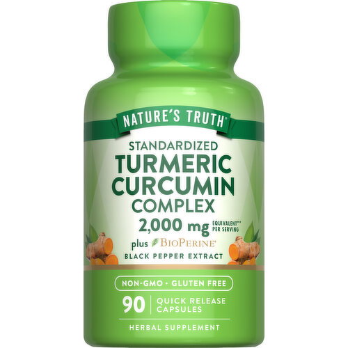 Nature's Truth Nature's Truth Standardized Turmeric Curcumin Complex 2,000 mg**
