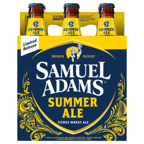 Samuel Adams Citrus Wheat Ale Summer Ale Beer