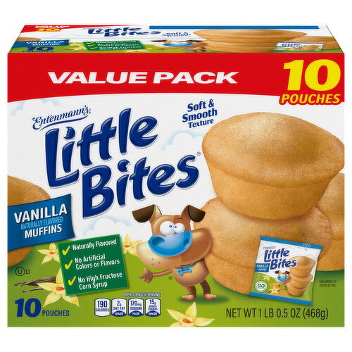 Little Bites Vanilla Muffins 10 ct