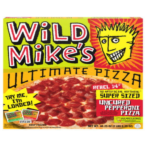 Wild Mikes 14 Super Sized Pizza Pepperoni