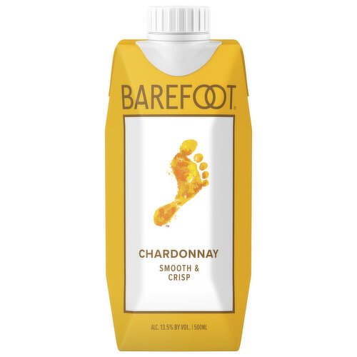 Barefoot To-Go Chardonnay White Wine Tetra Image 1 of 6