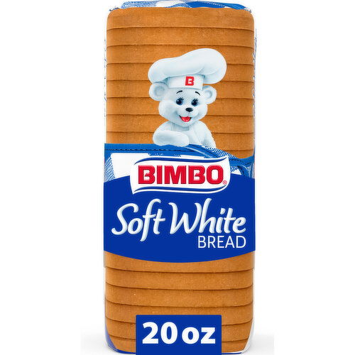 Bimbo White Bread, 20 oz
