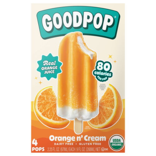 GoodPop Orange N' Cream Pops Image 1 of 6