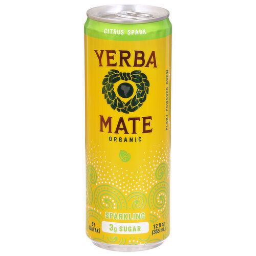 Guayaki Organic Sparkling Citrus Spark Yerba Mate
