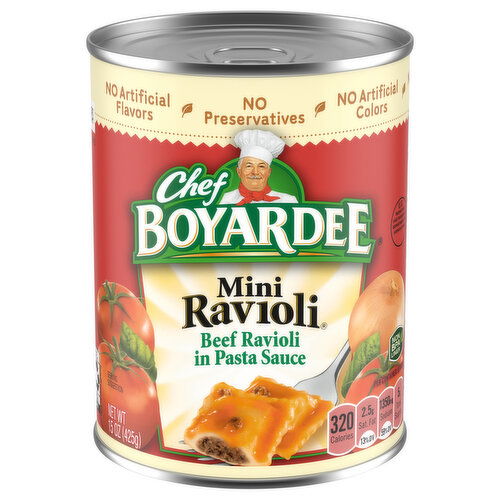 Chef Boyardee Beef Mini Ravioli in Pasta Sauce