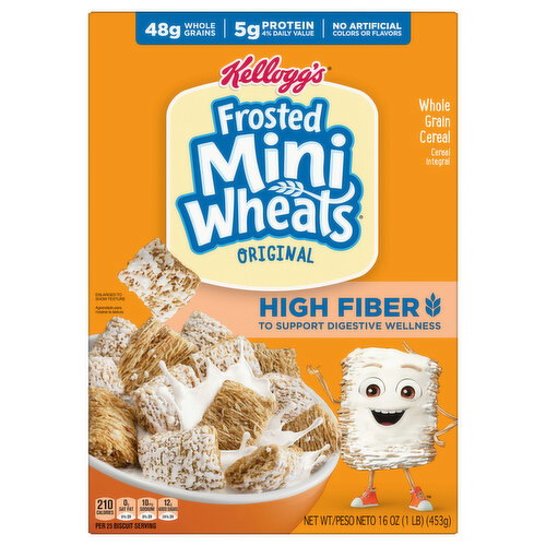 Frosted Mini-Wheats High Fiber Original Cereal Image 1 of 6