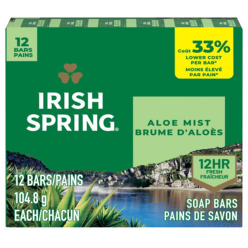 Irish Spring Deodorant Bar Soap