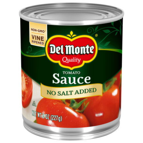 Del Monte Tomato Sauce, No Salt Added
