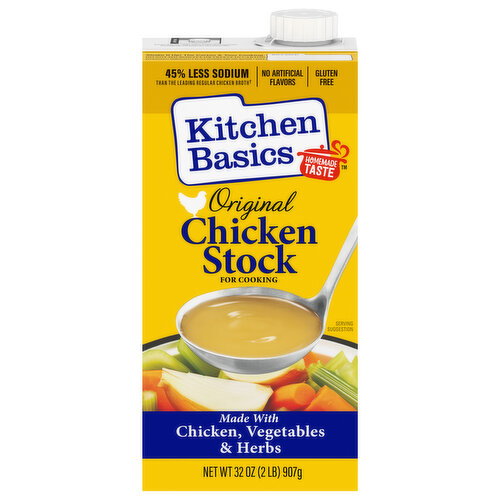 Kitchen Basics Original Chicken Stock for Cooking Image 1 of 6