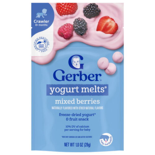 Gerber Crawler (8+ Months) Mixed Berries Yogurt Melts