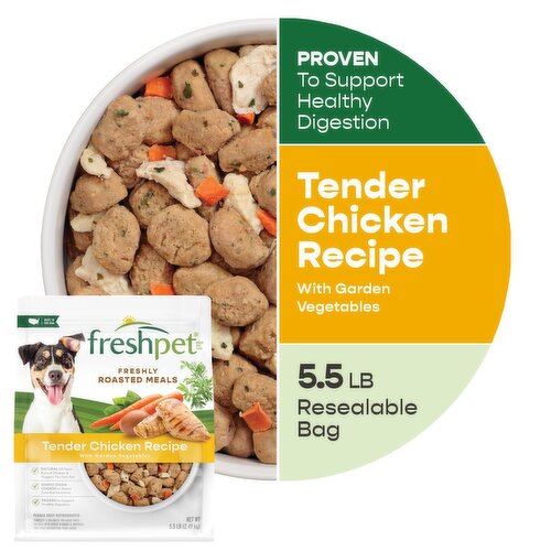Freshpet Healthy & Natural Dog Food, Fresh Chicken Recipe, 5.5lb Image 1 of 8
