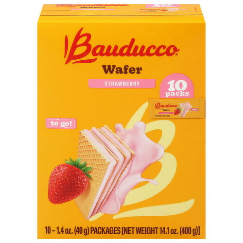 Bauducco To Go! Strawberry Wafer
