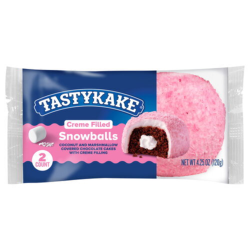 Tastykake 2 SNOWBALL PNK 4.25 OZ                  