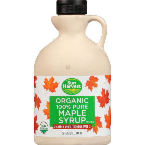 Sun Harvest Maple Syrup, Organic, 100% Pure